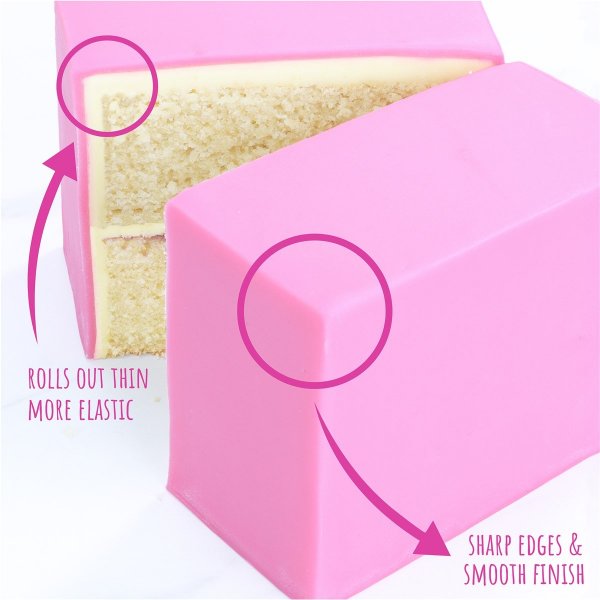 Sugarpaste/Sockerpasta Premium - Gul - PME - 250 g