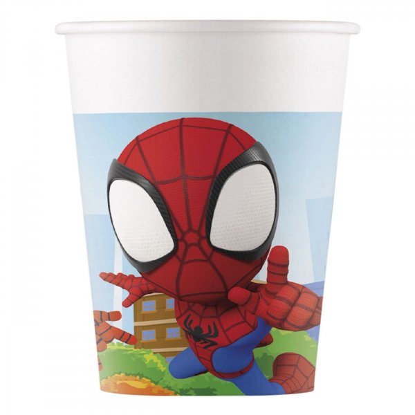 Pappmuggar Spidey & Hans Vänner - 200ml - 8-pack Pappmuggar Spidey & Hans Vänner - 200ml - 8-pack