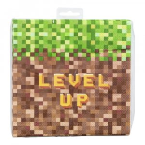 Servetter - Pixel Level Up - 16-pack - 33x33 cm