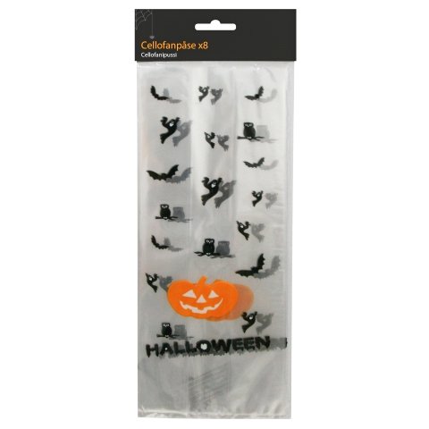 Cellofanpsar - 8-pack - Halloween
