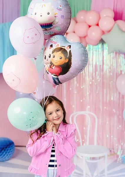 Pastellballonger - Gabby\\\'s Dollhouse - The Movie - Mix - 6-pack Pastellballonger - Gabby\\\'s Dollhouse - The Movie - Mix - 6-pack
