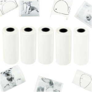 Sj�lvh�ftande termopappersrullar 5,7 cm x 4,5 m 5-pack - Mini skrivare