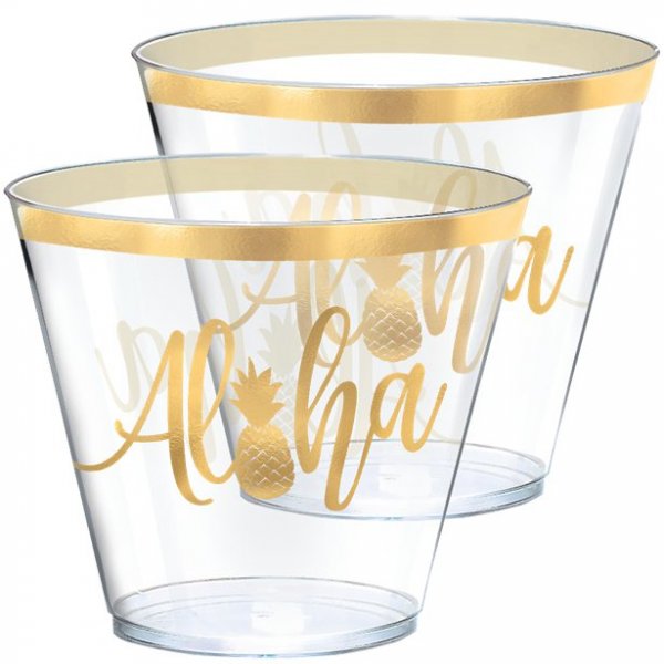Glas - Aloha - Guld - 30-pack