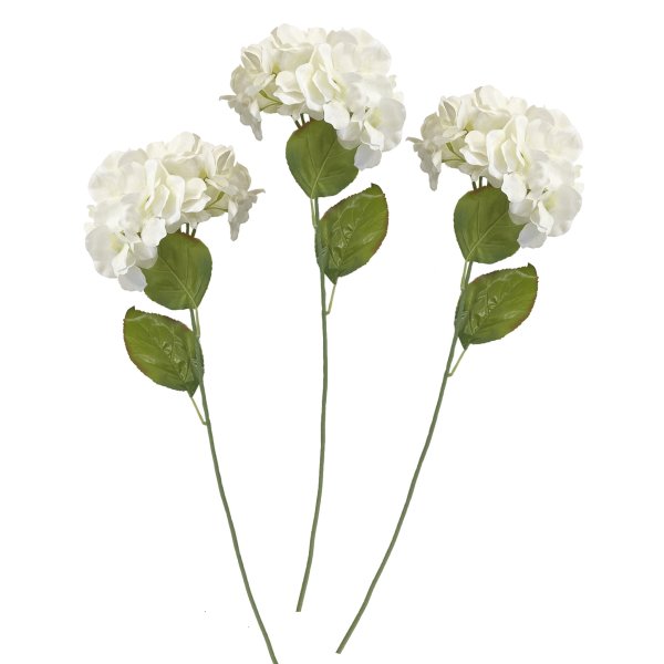 Konstgjorda blommor - Hortensia - Vit Konstgjorda blommor - Hortensia - Vit