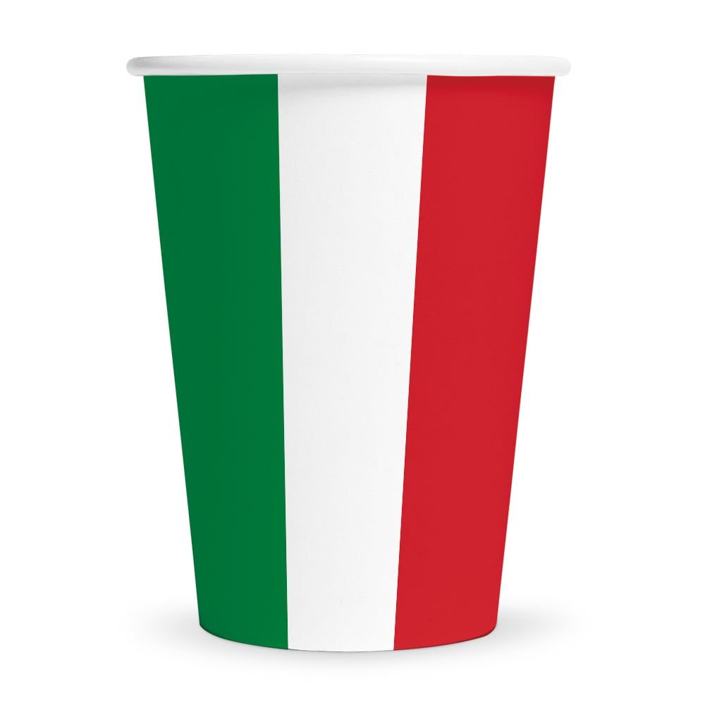Pappmuggar – Italien – 210 ml – 8-pack – Pappmuggar, Dukning