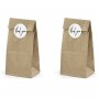 Pappersp�sar Bruna 6-pack med etikett