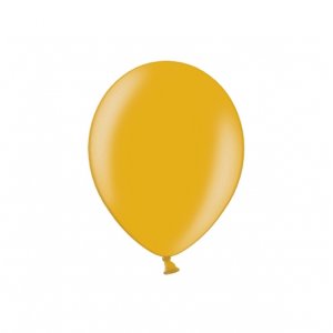 Miniballonger - Metallic - Guld - 10-pack