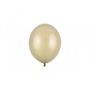 Ballonger - Metallisk kallguld - 12 cm