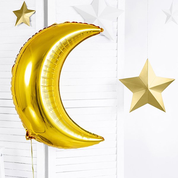 Hngande stjrnor - 6-pack - Guld