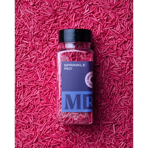 Mr Cake Str�sselstavar - Sprinkle Red - 85g