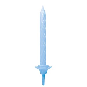 T�rtljus - Ljusbl� - 8,5 cm - 24-pack