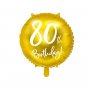 Folieballong Guld 80 �r