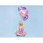 Folieballong Hj�rta Rosa
