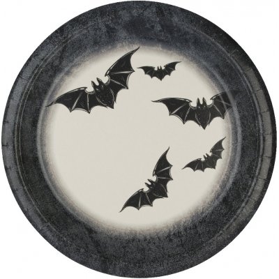 Papptallrikar - Bats - 8-pack