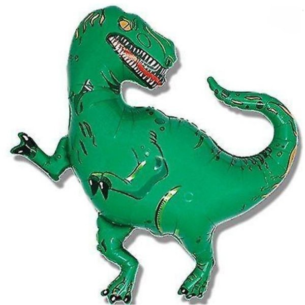 Folieballong Tyrannosaurus Gr�n