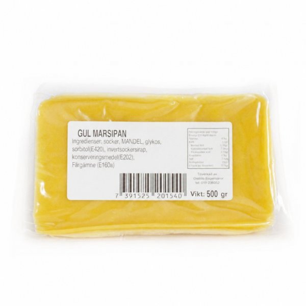 Marsipan Gul - 500g - Örebro Bagerivaror Marsipan Gul - 500g - Örebro Bagerivaror