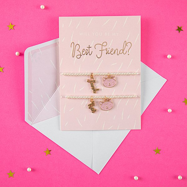 Kort med armband - Best Friends Kort med armband - Best Friends