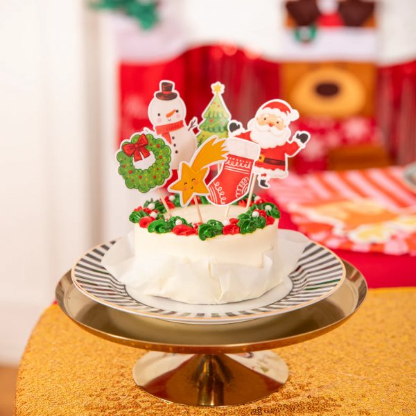 Cake picks - Julmotiv - 6-pack Cake picks - Julmotiv - 6-pack