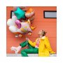 Folieballong stj�rna gr�n