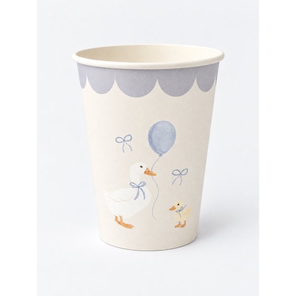 Pappmuggar - Birthday Duck - Lavenders Blue - 8-pack Pappmuggar - Birthday Duck - Lavenders Blue - 8-pack