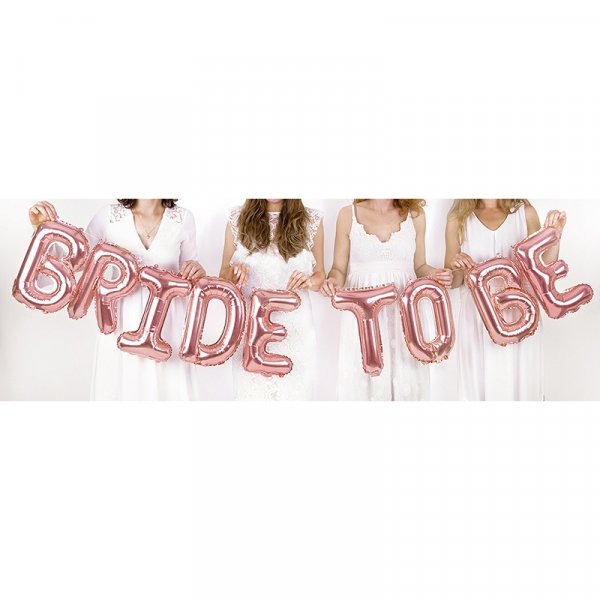Bokstavsballonger - Roséguld - Bride to be Bokstavsballonger - Roséguld - Bride to be
