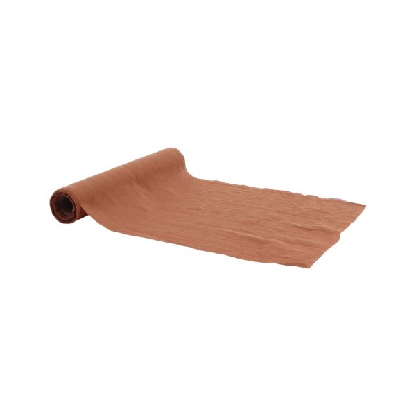 Bordsl�pare i tyg - Brun - 28 cm x 5 m