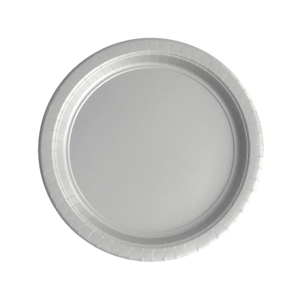 Papptallrikar - Silver
