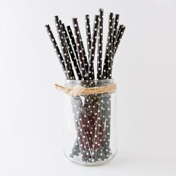 Sugrr - Svarta med vita prickar - 10-pack