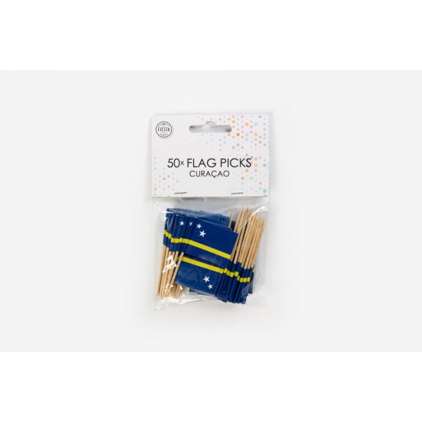 Handflaggor - Curacao - 50-pack
