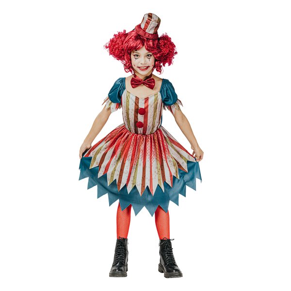 Vintage Clown Flicka - Maskeraddräkt Vintage Clown Flicka - Maskeraddräkt