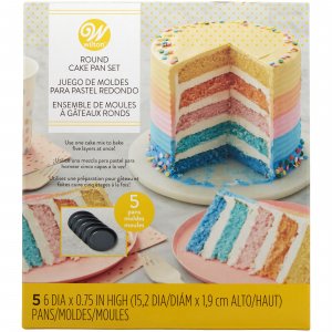 Bakform - Layer Cake - 5 formar - 15 cm - Wilton Bakform - Layer Cake - 5 formar - 15 cm - Wilton