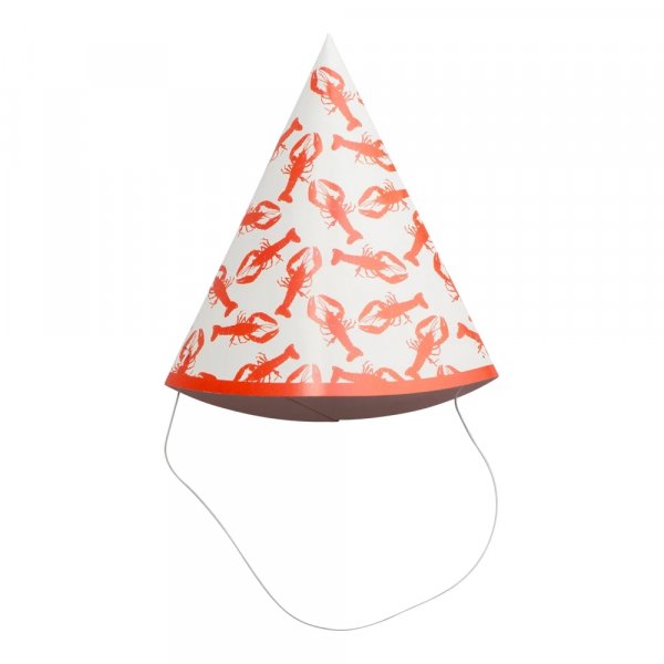 Partyhattar - Kr�ftskiva - 6-pack