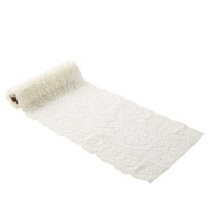 Bordsl�pare i spets - Creme - 18 cm x 3 m