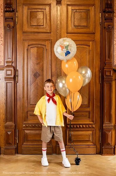 Folieballong - Harry Potter - Hogwarts - Beige - 35 cm