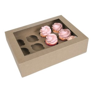 Cupcake-box fr 12 st cupcakes - Craft - House of Marie - 2-pack