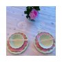 Tallrikar Rund Gr�n, Vert Decor