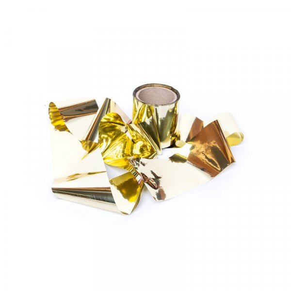 Ballongband - 5 cm - Guldmetallic