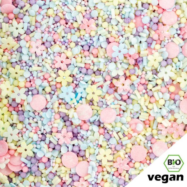 Strösselmix - Superstreusel - Ekologiskt & veganskt - Flower Power - 90g Strösselmix - Superstreusel - Ekologiskt & veganskt - Flower Power - 90g