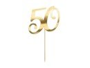 Trtdekoration - \\\'\\\'50\\\'\\\' - Guld - 20,5 cm
