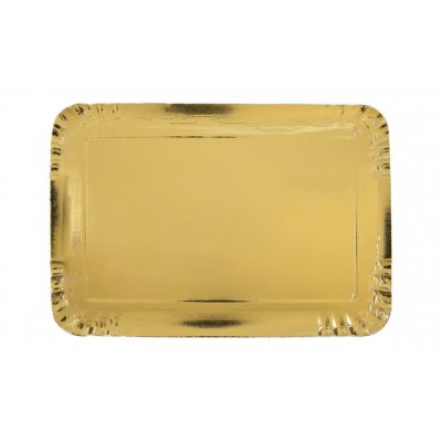 Serveringsfat - Metallic - Guld - 5-pack