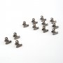 Sm metallklmmor - 12-pack
