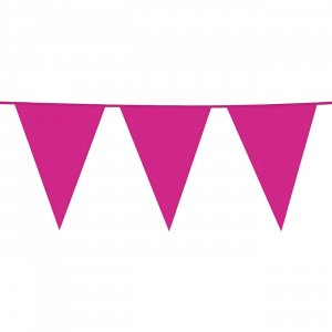 Vimpelgirlang Hot Pink 10m