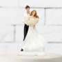 Cake topper - Brudpar med bebis