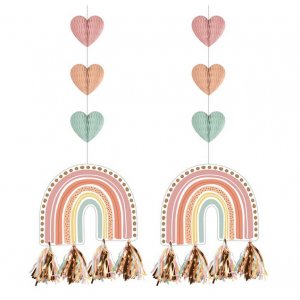 H�ngande dekoration - Boho Rainbow