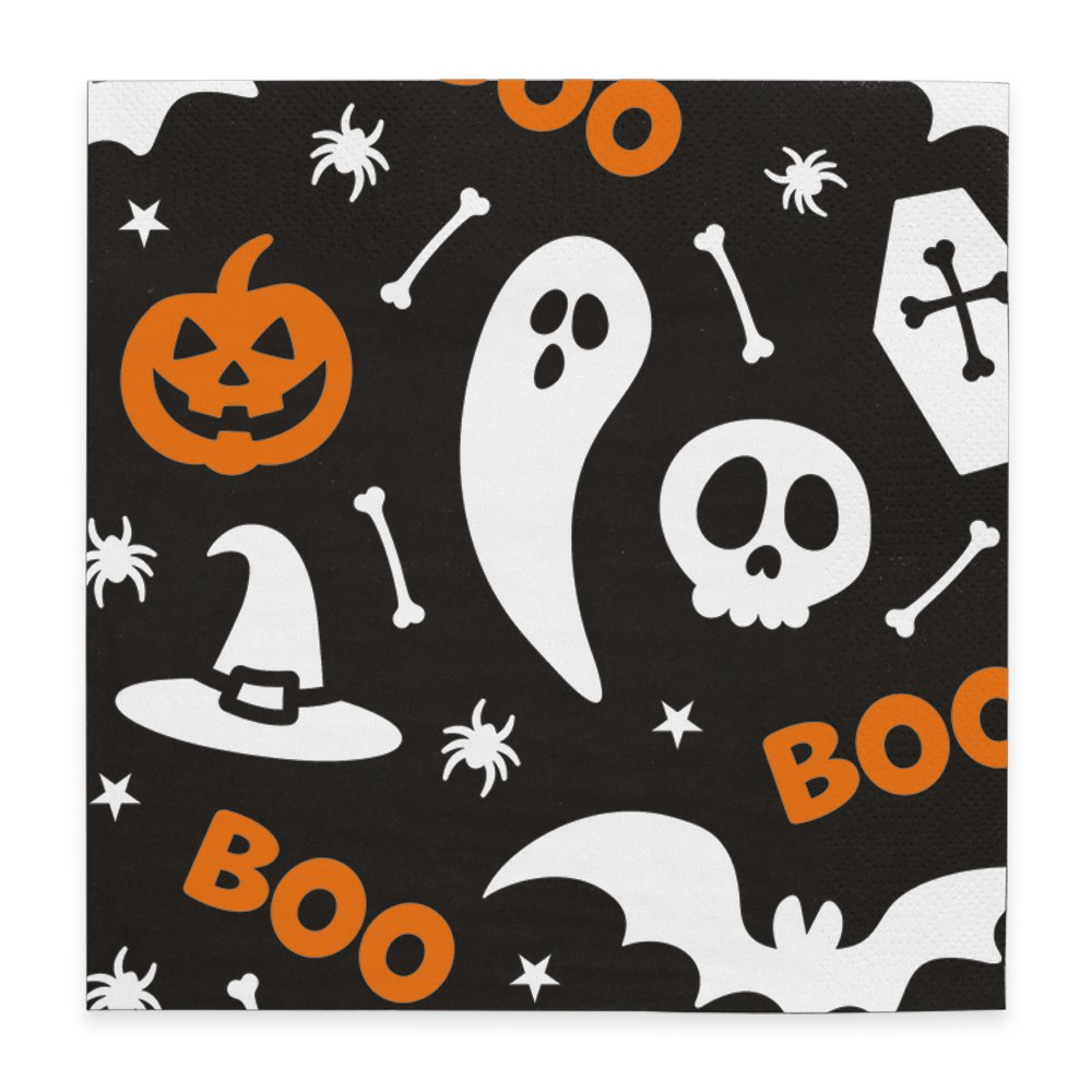 Servetter - Boo - Halloween - 20-pack - Servetter, Dukning