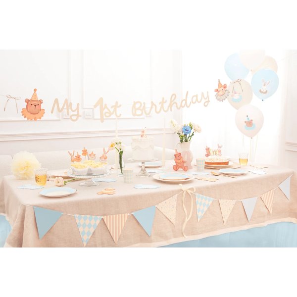 T�rtljus - 1st Birthday - Nalle