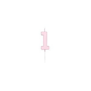 T�rtljus - Pastell Rosa - 4,5 cm