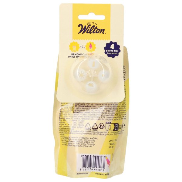 Wilton glasyr - Gul - 212g