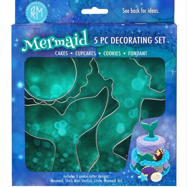 Utstickare - Kit - Mermaid - 5-pack Utstickare - Kit - Mermaid - 5-pack