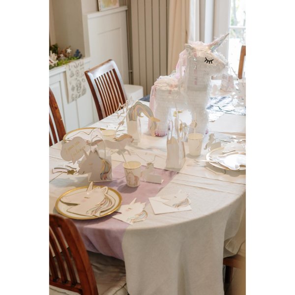 Bordsl�pare i tyg - Pastell - 28 cm x 3 m